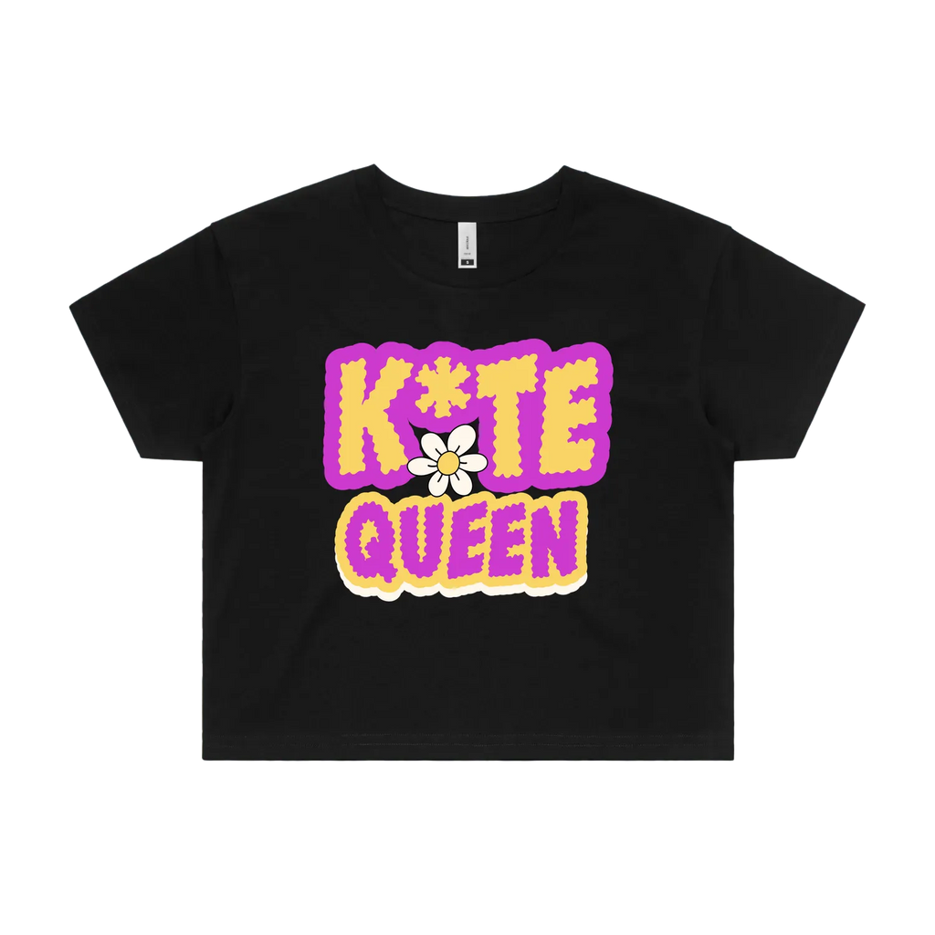 Black front flat lay