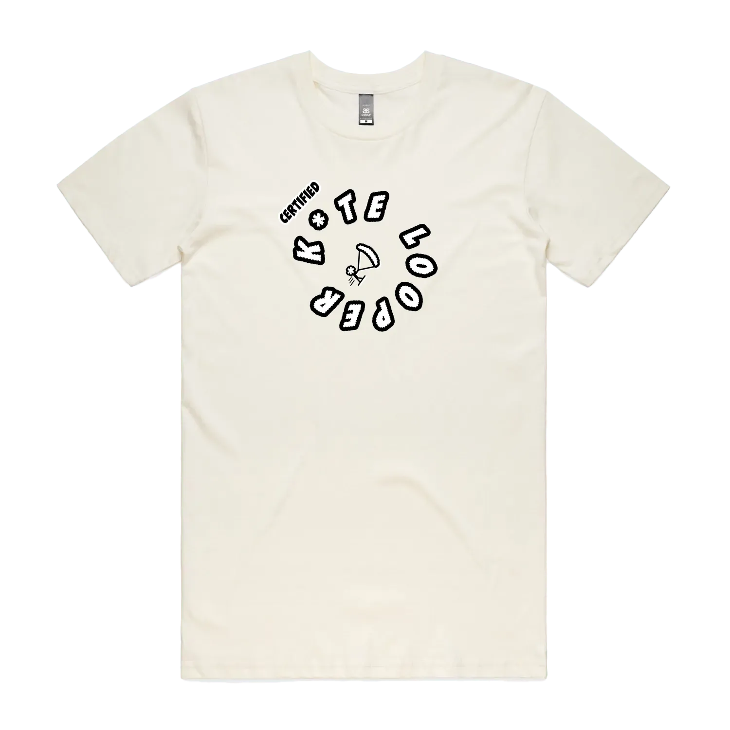 Natural front flat lay